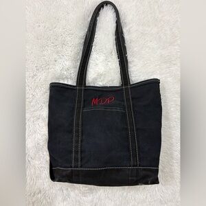 L.L. Bean Black and Cream Tote
